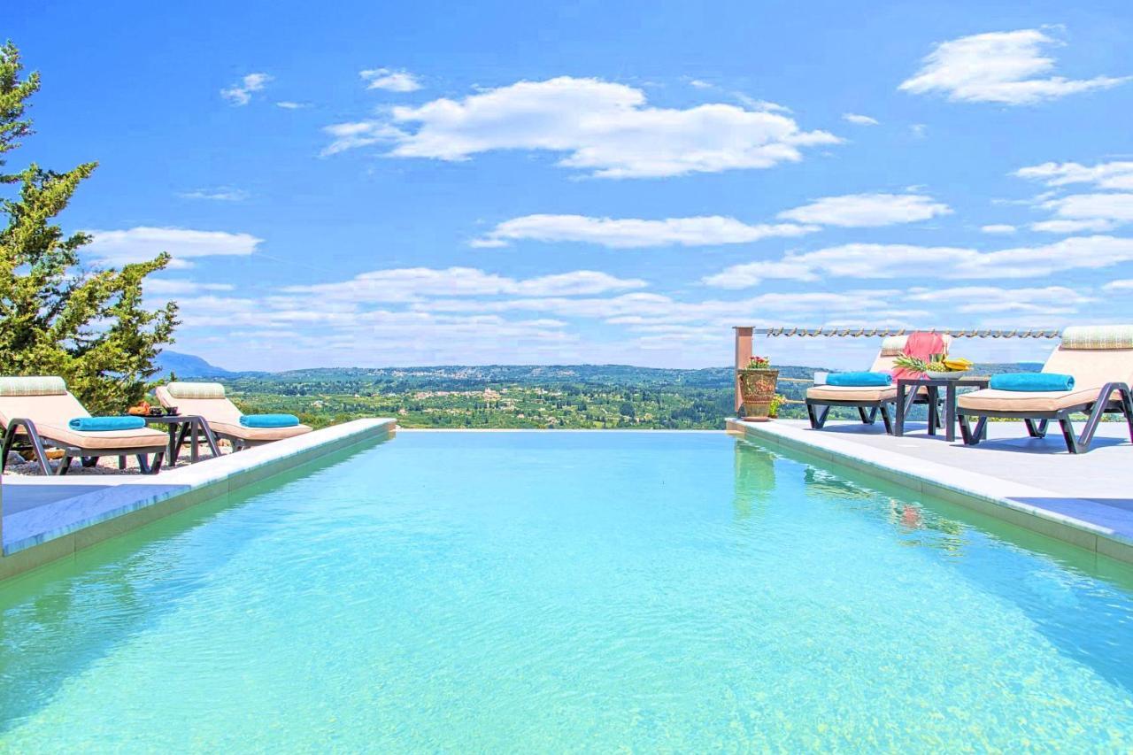 Villa Vardis Heated Pool Vryses Exteriér fotografie